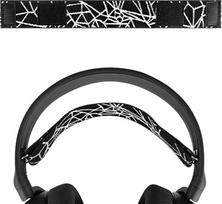 „Geekria Flex“ audinio ausinių juostos paminkštinimas, suderinamas su „SteelSeries Arctis 5“ ir „Arctis 3“ ausinėmis, atsarginė juostos remonto detalė (juoda + balta)