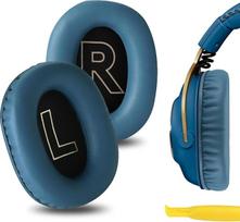„Geekria QuickFit Protein“ odinės ausinių pagalvėlės, skirtos „Logitech G Pro“, „G Pro X“ ir „G Pro X League of Legends Edition“ ausinėms, ausinių pagalvėlės, ausinių remonto detalės (mėlynos)