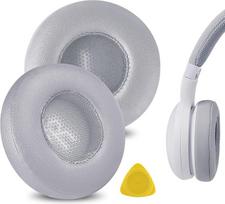 „Geekria QuickFit Protein“ odinės ausinių pagalvėlės, skirtos „JBL E35“, „E45bt“, „E45“ ausinėms; ausinių ausinių pagalvėlių remonto detalės (pilkos spalvos)