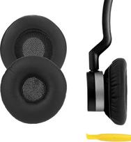 „Geekria QuickFit“ atsarginės ausinių pagalvėlės, skirtos „Jabra Pro 9400/9450/9460/9465/9470/920/925/929/930/935“, „Biz 620/1100/1500/1900/2400/2400II/GN200000“ ausinių pagalvėlės (juodos)