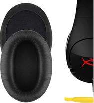 „Geekria QuickFit“ atsarginės ausinių pagalvėlės, skirtos „HyperX Cloud Flight“, „Cloud Flight S“ ir „Cloud Stinger“ žaidimų ausinėms, ausinių pagalvėlės, ausinių komplekto pagalvėlės, ausinių kaušeliai, remonto detalės (juodos)