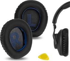 „Geekria QuickFit“ atsarginės ausinių pagalvėlės, skirtos „JBL Quantum 100“ ir „Q 100“ ausinėms, ausinių pagalvėlės, ausinių komplekto pagalvėlės, ausinių kaušelių dangteliai, remonto detalės (juodos-mėlynos spalvos), EJZ307-04