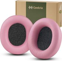 „Geekria QuickFit“ atsarginės ausinių pagalvėlės, suderinamos su „Sony“ MDR-7506, MDR-V6, MDR-V7, MDR-CD900ST ausinių pagalvėlėmis, ausinių su mikrofonu pagalvėlėmis, atsarginės ausinių pagalvėlės (rožinės spalvos)