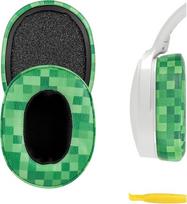 „Geekria QuickFit“ atsarginės ausinių pagalvėlės, skirtos „Skullcandy Crusher Wireless“, „Crusher Evo“, „Crusher ANC“, „Hesh 3“, „Hesh Evo“, „Hesh ANC“ ausinėms, ausinių pagalvėlės, ausinių pagalvėlės, ausinių kaušeliai, dangtelis (MC Gras)