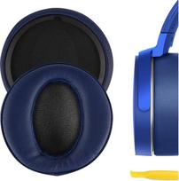 „Geekria QuickFit“ atsarginės ausinių pagalvėlės, skirtos „Sony MDR-XB950BT“, „MDR-XB950B1“ ir „MDR-XB950/H“ ausinėms, ausinių pagalvėlės, ausinių remontui skirtos detalės (tamsiai mėlynos)