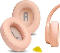 „Geekria QuickFit“ atsarginės ausų pagalvėlės, suderinamos su „JBL Tune 700BT“, „750BTNC“, „710BT“, „720BT“, „760NC“, „770NC“ belaidėmis ausinėmis, ausų pagalvėlės (šviesiai rožinės spalvos)