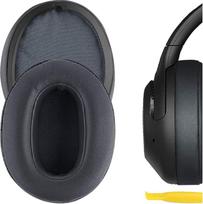 „Geekria QuickFit“ atsarginės baltos odinės ausinių pagalvėlės, skirtos „Sony WH-XB900N“ ausinėms – ausinių pagalvėlių remonto detalės (pilkos)