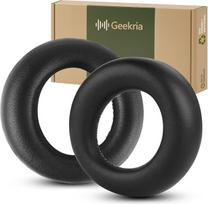 „Geekria QuickFit“ atsarginės odinės ausinių pagalvėlės, skirtos „Sony PlayStation 5 PS5 Pulse 3D“ belaidžiams ausiniams – atsarginės ausinių pagalvėlės, ausinių pagalvėlės, ausinių kaušeliai, remonto detalės (juodos)