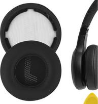 „Geekria QuickFit“ atsarginės „Protein Leather“ ausinių pagalvėlės, skirtos „JBL Live 400BT“ ausinėms – ausinių pagalvėlių remonto detalės (juodos)