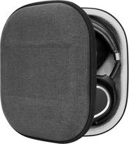 „Geekria Shield“ ausinių dėklas, suderinamas su „Bose QC Ultra II“, „Soundcore Space Q45“, „Skullcandy Crusher ANC 2“ ir kitais modeliais, kietas kelioninis dėklas su vieta laidams laikyti (pilkos spalvos)