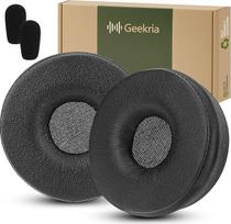 „Geekria“ atsarginės ausinių pagalvėlės, skirtos „Jabra Engage 55/65/75“ (mono versija) ausinėms – remonto detalės (netinka „Engage 50“, „Engage 55/65/75“ stereo versijai) (juodos)