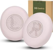 „Geekria“ atsarginės ausinių pagalvėlės, skirtos „Jabra Evolve2 65 UC/MS/Mono“, „Evolve2 40 UC/MS“ ir „Elite 45h“ ausinėms (rožinės spalvos) – remonto detalės