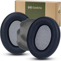 „Geekria“ atsarginės ausų pagalvėlės, suderinamos su „Sony WH-1000XM4“ belaidėmis ausinėmis. Ausų pagalvėlės. Remonto detalės (mėlynos)