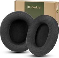 „Geekria“ atsarginės tinklinės ausų pagalvėlės, skirtos „Sony“ MDR-7506, MDR-V6, MDR-CD900ST ausinių remontui, juodos spalvos