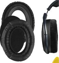 „Geekria“ baltos spalvos odinės ausinių pagalvėlės, skirtos „Sennheiser“ HD545, HD565, HD580, HD600, HD650 ausinėms. Ausinių pagalvėlės / atsarginės ausinių pagalvėlės / ausinių kaušeliai / ausinių dangteliai / ausinių pagalvėlių remonto detalės