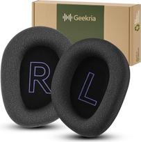 „Geekria“ tinklinės ausų pagalvėlės, suderinamos su „Logitech G522 Lightspeed Wireless“ ir „Astro A20X“ žaidimų ausinėmis – atsarginės ausų pagalvėlės ir remonto detalės (juodos, gėlių motyvo pilkos)