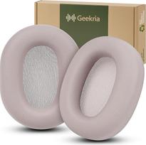 „Geekria“ „Comfort“ ausinių pagalvėlių pakaitalas, suderinamas su „Sony WH-1000XM6“ ausinėmis – ausinių pagalvėlės, skirtos ausinių remontui (rožinės spalvos)