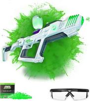 „Gel Blaster Surge XL“ šautuvas – elektrinis, pusiau automatinis, 45 m, nuo 14 metų | 3 šaudymo režimai, XL talpykla, talpinanti daugiau nei 1 000 geletų, USB-C akumuliatorius (4 val.), komplekte – peties diržas ir apsauginiai akiniai.
