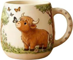„Generico“ mielas pieno ąsotėlis – kavai | 10 uncijų keramikinis ąsotėlis su motyvu, skirtas kavai, arbatai, karštai šokoladai, pieno gėrimams, karštiems ir šaltiems gėrimams, biurui, namams, kolegoms, moterims,