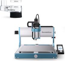„Genmitsu 3030-PROVer Ultra“ CNC frezavimo staklės su dulkių surinkimo antgaliu, skirtos visų rūšių metalams apdirbti, su galingu 710 W suklio varikliu, ±0,03 mm tikslumu, skirtos aliuminio ir akrilo graviravimui