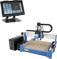 „Genmitsu PROVerXL 4030S“ CNC frezavimo staklės + 7 colių autonominis valdiklis | 32 bitų MCU, linijinė kreipiamoji, 130 mm Z ašies aukštis, GRBL valdymas ir programėlės palaikymas