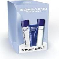 „Germaine de Capuccini Excel Therapy O2“ rinkinys: valomasis pienelis 200 ml + tonizuojantis losjonas 200 ml + veido valymo putos 120 ml