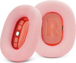„GEVO“ odinės ausinių pagalvėlės su baltymais, skirtos „AirPods Max“ ausinėms (rožinės spalvos)