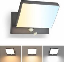 „GeyouLux“ LED lauko šviestuvas su judesio jutikliu, 24 W, 3000 LM, 3CCT