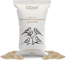 „GiDeli“ saulėgrąžų sėklos, nulupytos, 25 kg – lesalas sodo ir laukiniams paukščiams. Lesalas laukiniams paukščiams, skirtas visus metus. Vertingas lesalas, skirtas barstyti. Energijos šaltinis be lukšto. Tinka vasarą ir žiemą.