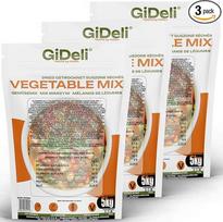 „GiDeli“ sriubų prieskoniai, 3 x 5 kg – daržovių sultinys be druskos – Džiovintos daržovės be priedų, natūraliai džiovintos – puikiai tinka sriuboms, padažams ir troškiniams | atidarius pakuotę juntamas šviežių daržovių aromatas, išbrinksta karštame vande