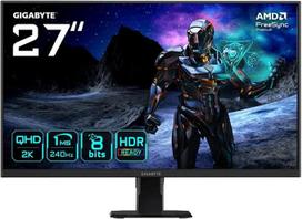 „Gigabyte GS27Q X“ 27 colių QHD žaidimų monitorius – 2560 x 1440, 240 Hz, 1 ms, 300 cd/m², „FreeSync Premium Pro“, suderinamas su HDR, HDMI 2.0, DisplayPort 1.4