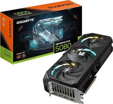 „Gigabyte“ „GeForce RTX 5080 Gaming 16G“ vaizdo plokštė – 16GB GDDR7, 256 bitų, PCI-E 5.0, 2730 MHz procesoriaus dažnis, 3 x DisplayPort, 1 x HDMI, NVIDIA DLSS 4, GV-N5080GAMING-16GD