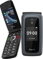 „Gigaset GL7“ – internetinis atverčiamas mobilusis telefonas be sutarties – SOS funkcija – paprastas valdymas naudojant didelius mygtukus ir „Wi-Fi“ – suderinamas su „Bluetooth“ klausos aparatais – 4GB atminties, titano pilkos spalvos