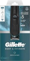 „Gillette Intimate“ vyriškas intymiosios zonos kirpiklis „i5“, „SkinFirst“ vyriškas gaktos plaukų kirpiklis, atsparus vandeniui, belaidis, skirtas kirpimui drėgnomis ir sausomis sąlygomis, vyriškas skustuvas, visą gyvenimą aštrūs peiliukai