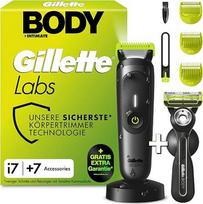 „Gillette Labs Body + Intimate“, „i7“ kūno plaukų kirpiklis ir skustuvas