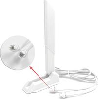 „Gintai“ „Wi-Fi 7“ antena kompiuteriui su signalo stiprintuvu, trijų dažnių, 6 GHz/5 GHz/2,4 GHz, skirta „Wi-Fi 7“ plokštei, 12 dBi, „Bluetooth 5.4“, magnetinis pagrindas, signalo stiprintuvas 802.11be, skirtas „Asus“ „Wi-Fi 7“ kompiuteriui / maršrutizato