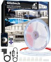 „Gliztech“ 14 m COB LED juosta, IP68, atspari vandeniui, 24 V LED juosta COB