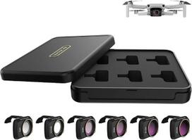 „GLOBACT“ objektyvo filtrų rinkinys, skirtas „DJI Mavic Mini 2“ / „Mavic Mini“: 6 dalių filtrų rinkinys su MCUV, CPL, ND4–ND32 filtrais, daugiasluoksniu padengimu, atsparus vandeniui, stiklinis