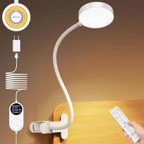 „Glocusent“ skaitymo lempa lovai, 72 LED lempa su spaustuku, 3 spalvomis ir 5