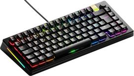 „Glorious Gaming“ GMMK 3 PRO HE: klaviatūra („Rapid Trigger“), Holo efektas, modulinis aliuminio korpusas ir sandarinimo sistema, 8K atnaujinimo dažnis, „Hot-Swap“ (MX ir HE jungikliai), TKL 75 %, skandinaviškas QWERTY išdėstymas – juoda