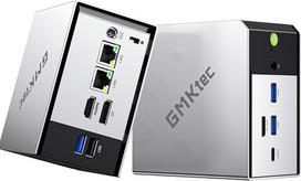 „GMKtec M8“ mini kompiuteris, 3 metų techninė pagalba, „AMD Ryzen 5 PRO 6650H“ (galingesnis už 5825U/7430U), 16GB LPDDR5 6400, 1 TB SSD, OCuLink, USB4, dvigubas 2,5 G LAN, „Wi-Fi 6E“, keturi ekranai, mikro kompiuteris biurui