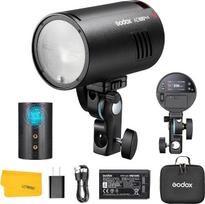 „Godox AD100ProII“ AD100Pro II kišeninis blykstė, 100 Ws, 2,4 GHz, belaidis, 1/8000 s HSS, 3300 mAh ličio jonų baterija, maksimali blykstės galia 490, suderinamas su „Nikon“, „Canon“, „Sony“, „Fuji“, „Olympus“, „Panasonic“ ir kt.
