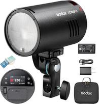 „Godox AD100ProII“ 100 W kišeninis lauko blykstės stroboskopas, TTL/M/daugiafunkcinis, 2,4 GHz belaidžio „X“ sistemos, 1/8000 HSS, 0,01–1,5 s blykstės seka, 2850 mAh baterija, 490 blyksnių esant maksimaliam galingumui, LED modeliuojamoji lemputė | TTL/M/d