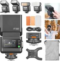 „Godox iT32“ fotoaparato blykstė + X5-S, suderinama su „Sony“ fotoaparatais, TTL HSS + LED