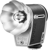 „Godox Lux Cadet Retro“ fotoaparato blykstė su įmontuotu akumuliatoriumi, GN10, 7 lygių blykstės galingumu, 6200 K ± 300 K, optiniu valdymu S1/S2, montuojama ant fotoaparato, skirta „Canon“, „Nikon“, „Sony“, „Fuji“ ir „Olympus“ fotoaparatams