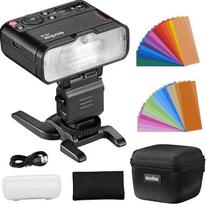 „Godox MF12 TTL Macro Flash“ 12 W fotoaparato blykstė su „S1/S2“ dviejų šviesų valdymu
