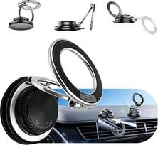 „GONSIFACHA“ magnetinis mobiliojo telefono laikiklis automobiliui, vakuuminė gelinė siurblinė taurė, galingi N55 magnetai, skirtas montavimui automobilyje, suderinamas su „iPhone“, „Samsung“ ir visais išmaniaisiais telefonais, komplekte (sidabrinis)