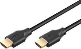 „goobay“ „Ultra96“ 96Gbit/s HDMI 2.2 kabelis, 16K@60Hz, 8K@240Hz, 2 m, PVC, juodas | „Ultra96“ HDMI kabelis su 96Gbps, 16K@60Hz, „Dynamic HDR“, VRR, eARC ir HDMI 2.2.