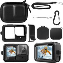 „GoPro Hero 13“ apsauginis laikymo rinkinys su juodu mini nešiojimo dėklu