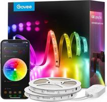 „Govee“ LED juosta, 30 m, išmanioji RGBIC LED juosta su „Alexa“ | Suderinama su „Google Assistant“, išmanioji programėlė su sinchronizavimu su muzika, savarankiškas segmentų valdymas, dekoracija vakarėliams, namams ir miegamajam